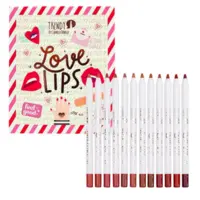 Kit x12 Delineadores de Labios Love Trendy